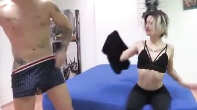 He met a girl last night and invited her to a sex session