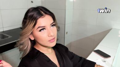 Hot blonde real state agent fucks her clients dick, wet pussy fucked balls deep - Naty Delgado