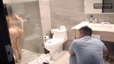 Horny Latina Kesha Ortega Gets Naked And Fucks The Plumber - Ortega Twins