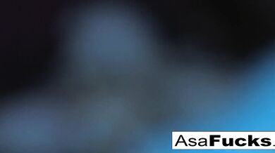 Asa Akira Fucks a Ninja and a Rocker Chick