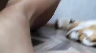 Wild Cutie Blonde Needs 2 OMBLIVE Toys Fucking Her Pussy To Juice