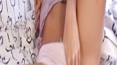 Busty Blonde Girl Play With Dildo