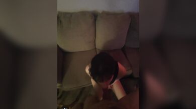 My bf throat fucking the shit outta me