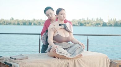 Shoulders Massage Near Lake By Anna To Liza