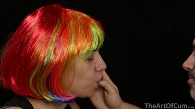 Colorful Wig Facial!