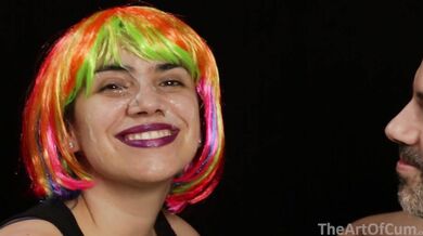 Colorful Wig Facial!