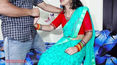 Step-sister Priya got long anal fuck with squirting on her engagement in clear hindi audio