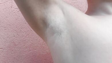 Armpit Fetish, Hairy Armpits and Hairy Pussy, Big Natural Boobs Tease