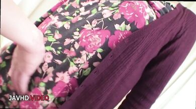 Toshiko Shiraki's Hairy Delight: Creamy Handjob Tease