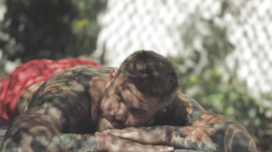 Asian Hottie Katana Sucks Off Hung Tattooed Stud Before Outdoor Fucking