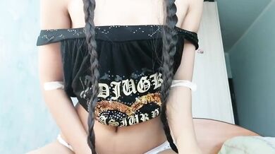 Teenager Girl play with herself
