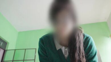 Colegiala Sophia Arreglandose Para ir a la Escuela! Cogemos Antes de ir al Colegio! Video casero! HD