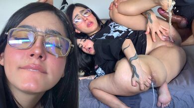 I LET MY ROOMMATE CREAMPIE MY TINY ASSHOLE AND SQUIRTED ON HIS COCK BECAUSE I STOLE HIS T-SHIRT