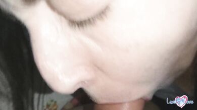 Perfect Blowjob Makes him Cum inside my Mouth - Oral Creampie