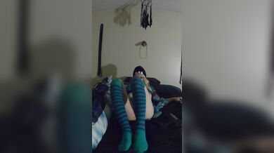 Trans girl vibes with her bad dragon and dakimakura