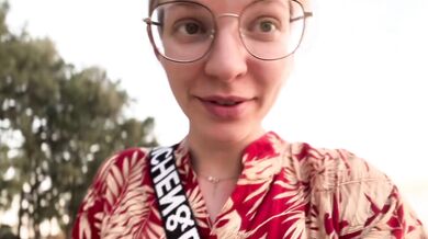 Walk you on the beach on a leash