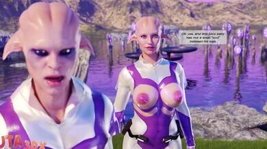 Hot Futa Girl Jois In Alien Threesome On Another Planet