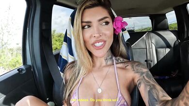 SCOPATA ITALIANA ALLE BAHAMAS - Tami Tsunami scopa vecchio compagno di classe incontrato in vacanza