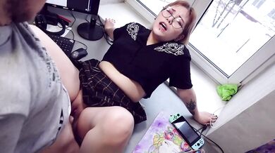 She invited me over to help her for the test but we ended up shagging.