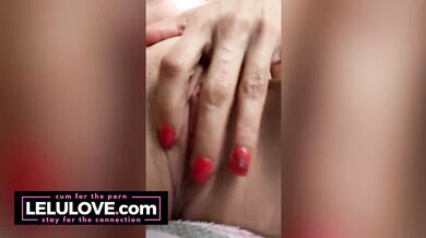 Big boobs babe pussy spreading closeups, dirty talking JOI, naked cock rating, hot & sweaty, shower rinse - Lelu Love