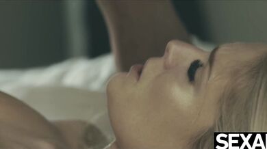 Watch this sexy blonde ride a cock to intense multiple orgasms
