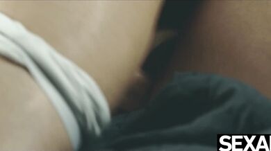 Watch this sexy blonde ride a cock to intense multiple orgasms