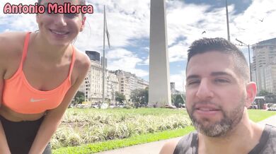 Argentinian Fitness Babe Gets Picked Up - Michelle