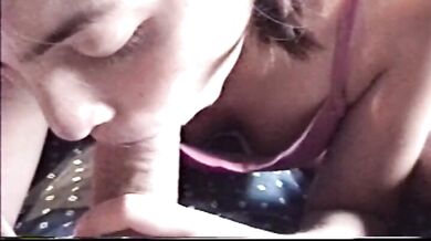She blow dick and drink cum