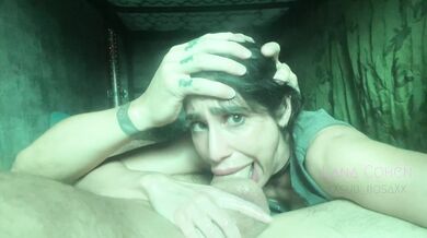 Lana Cohen | Jewish CUMSLUT stuffs BWC down THROAT, FACEFUCKED, rewarded with THROATPIE
