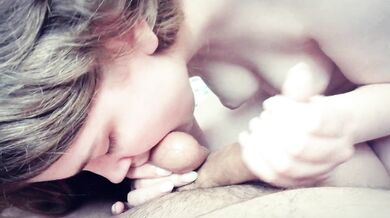 BEST BLOWJOB EVER. Gift from the stepsister