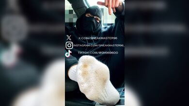 Polish Sneak Master trains his slave in playroom deepthroat smelly socks facefuck twink daddy