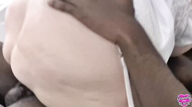 GRANNYLOVESBLACK - Busty Granny takes BBC up the ass