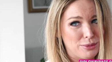 GIRLSWAY PASS - Lesbians Madison Missina and Jessie Lee Pierce scissoring