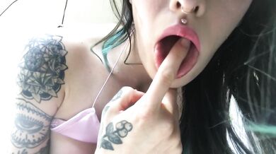 Sexy Girl Uses Big Dildo in Her Small Pussy