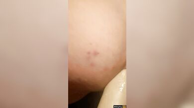 Big anal dildo ride by hot boy whit milk anal prolapse.