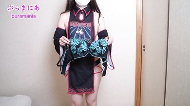 Full view from the side ???? Almost naked Jiangshi introduces no bra no panties change clothes u