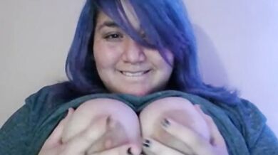 Shy Chubby Girlfriend Disappears Glass Toy