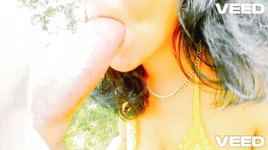 PUBLIC PARK BENCH BLOWJOB BIG DICK COSPLAY NUDE BEACH