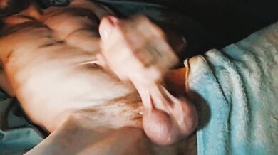 Jack gets covered in cum fresh out of the shower