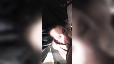 BBW babe gets face fucked and gags on big cock