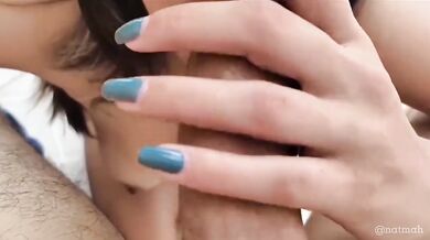 Os vizinhos quase nos pegaram transando na sacada de casa