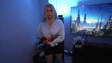 MILF PANTYHOSE COSPLAY BABYSITTER BECOMES MESMERIZED FUCK SLAVE - TABITHAXXX