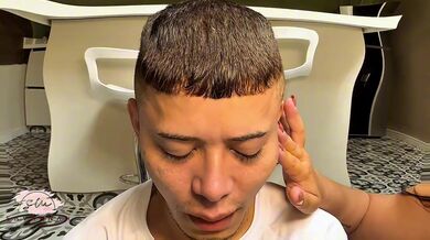 A young pervert with a big cock cums in his yoga instructor's mouth Busty MILF - Savannah Watson