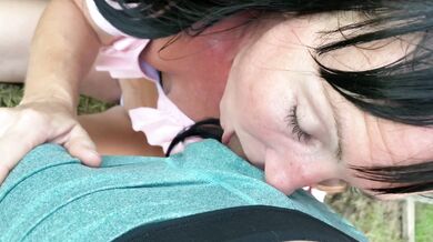 Cosplay gf Fucked Gagged Raw outside , Gamer-girl overload with cum & piss