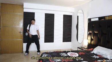 Fearing Earthquake Stepson Ask To Share Bed With His Parents And End Up Fucking Stepmother