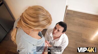 VIP4K. It's time to lose my virginity with this blondie