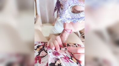 【人妻・不倫】欲求不満の人妻の激しいフェラチオ