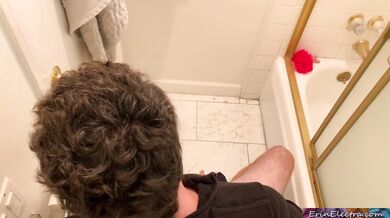 Stepmom helps stepson cum - Erin Electra