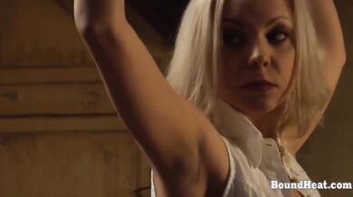 Deep Merciless Strapon Fuck For Young Lesbian Slaves