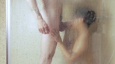 SENSATIONAL SHOWER SEX WITH GORGEOUS ASIAN GF